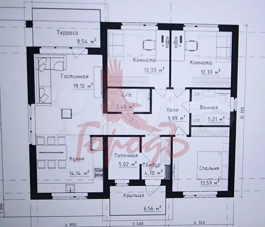 Дом 108,9 м на участке 8,4 сот. - Фото 0