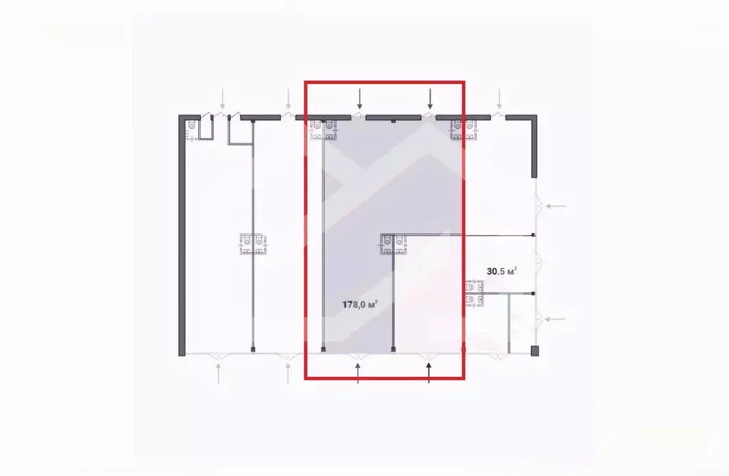 Помещение свободного назначения в Москва Тушинская ул., 24С15 (178 м) - Фото 2