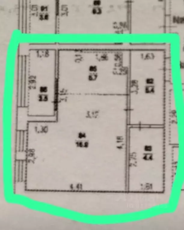 Студия Башкортостан, Уфа ул. Ивана Спатара, 14 (33.19 м) - Фото 2