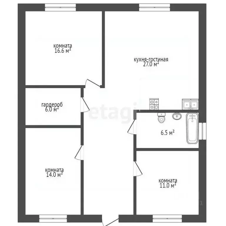 Дом в Ростовская область, Батайск Труд ДНТ, 16-я линия (90 м) - Фото 1