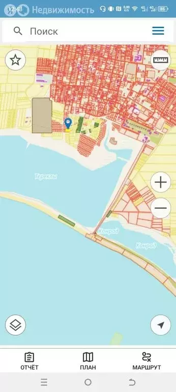 Участок в Сакский район, село Молочное (6.7 м) - Фото 1