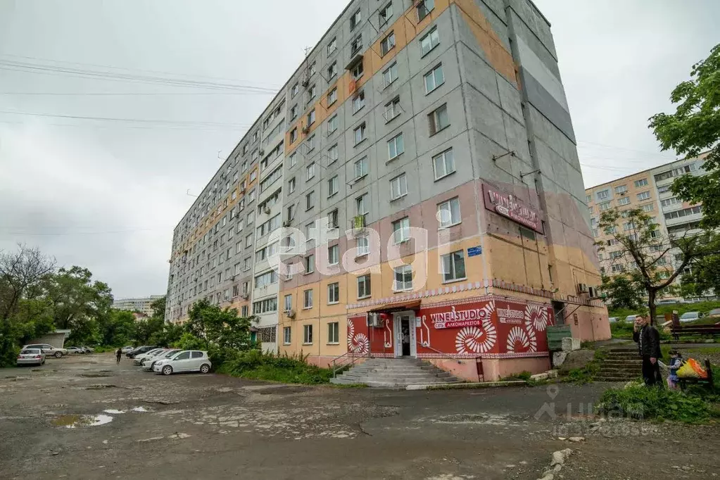 1-к кв. Приморский край, Владивосток ул. Надибаидзе, 28 (12.0 м) - Фото 0