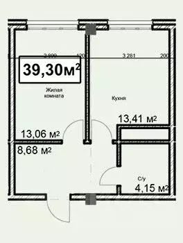 1-к кв. Ставропольский край, Ессентуки ул. Благодатная, 24 (39.3 м) - Фото 2