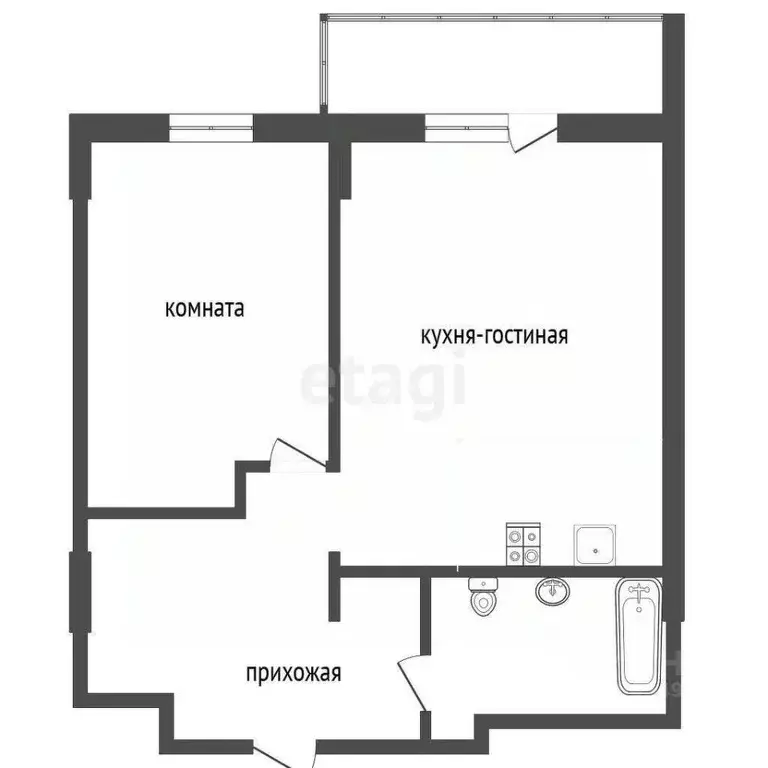 2-к кв. Воронежская область, Воронеж ул. 45-й Стрелковой Дивизии, 257 ... - Фото 2
