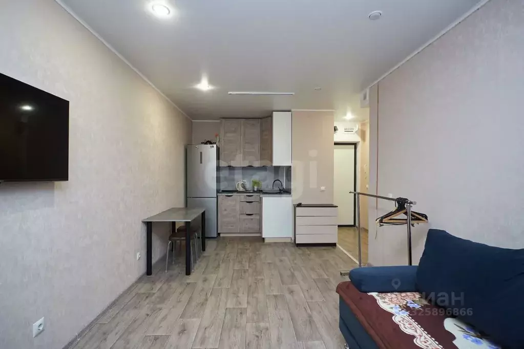 Студия Тюменская область, Тюмень ул. Первооткрывателей, 2 (25.0 м) - Фото 1