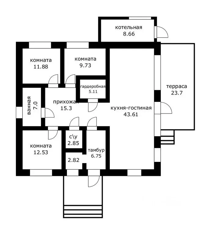 Дом в Адыгея, Тахтамукайский район, Старобжегокайское с/пос, Новая ... - Фото 2
