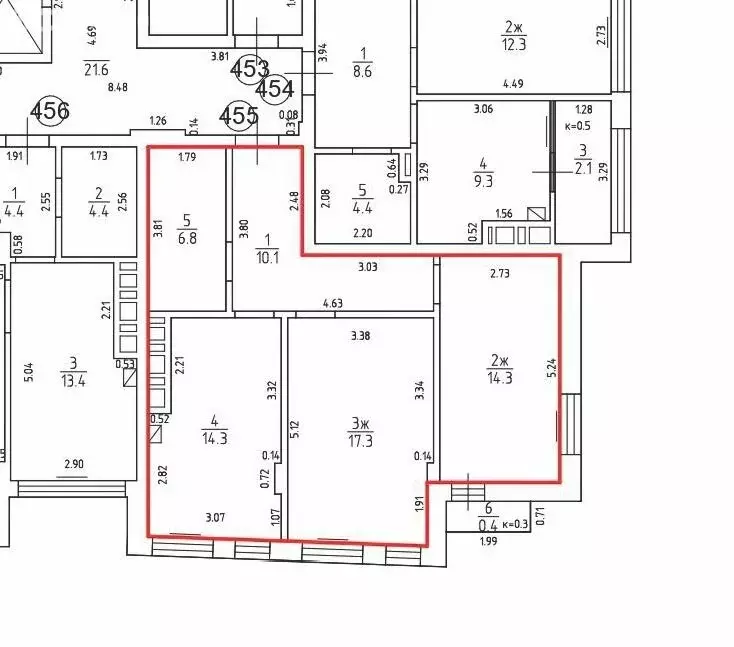 2-комнатная квартира: Зеленоградск, улица Гагарина, 87 (64.13 м) - Фото 1