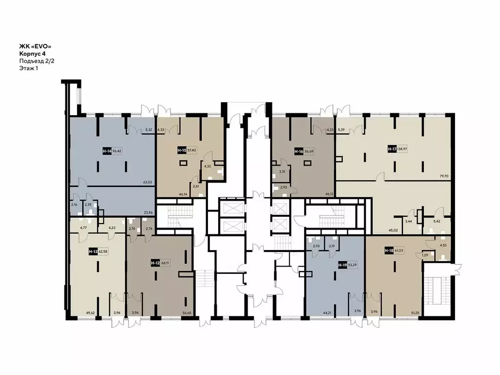 Офис (57.4 м) - Фото 2