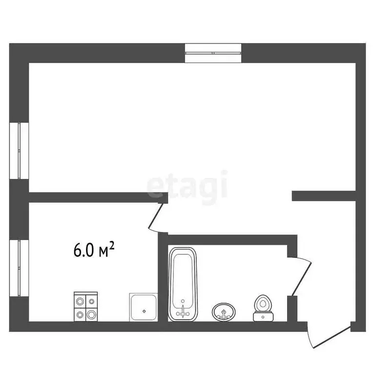1-комнатная квартира: Муром, Озёрная улица, 5 (31 м) - Фото 0