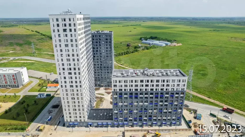 1-к. квартира, 36,7 м, 7/19 эт. - Фото 1