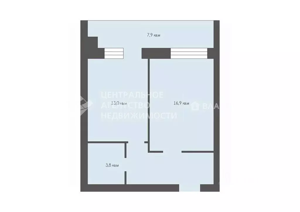1-к кв. Рязанская область, Рязань Вишневая ул., 25 (49.5 м) - Фото 2