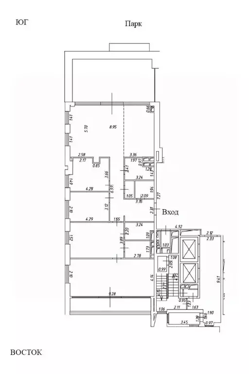 4-к кв. Москва Мосфильмовская ул., 1к7 (210.0 м) - Фото 1