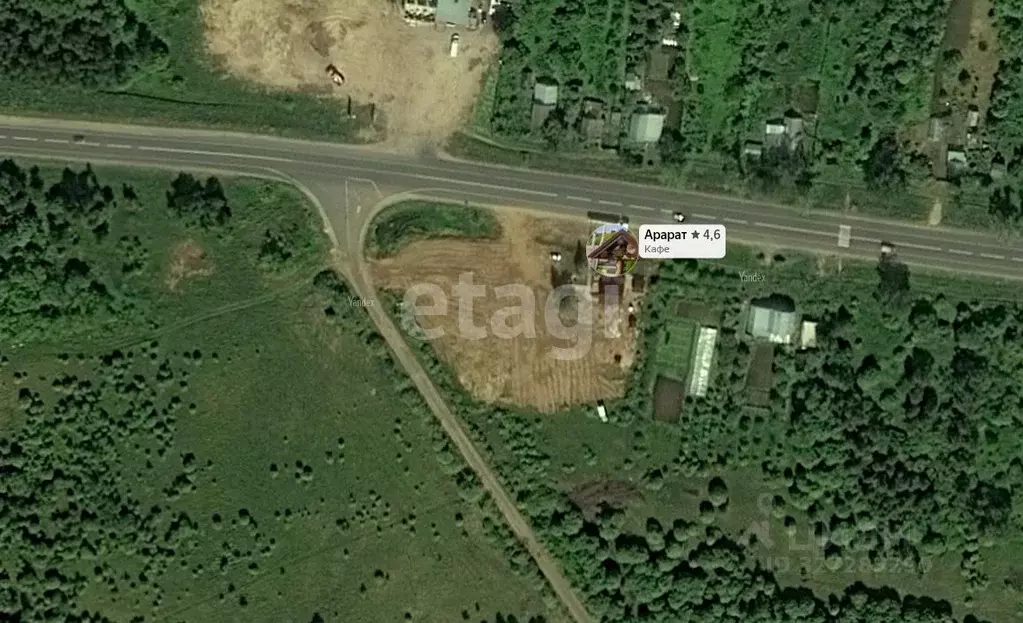 Участок в Нижегородская область, Воротынский муниципальный округ, с. ... - Фото 2