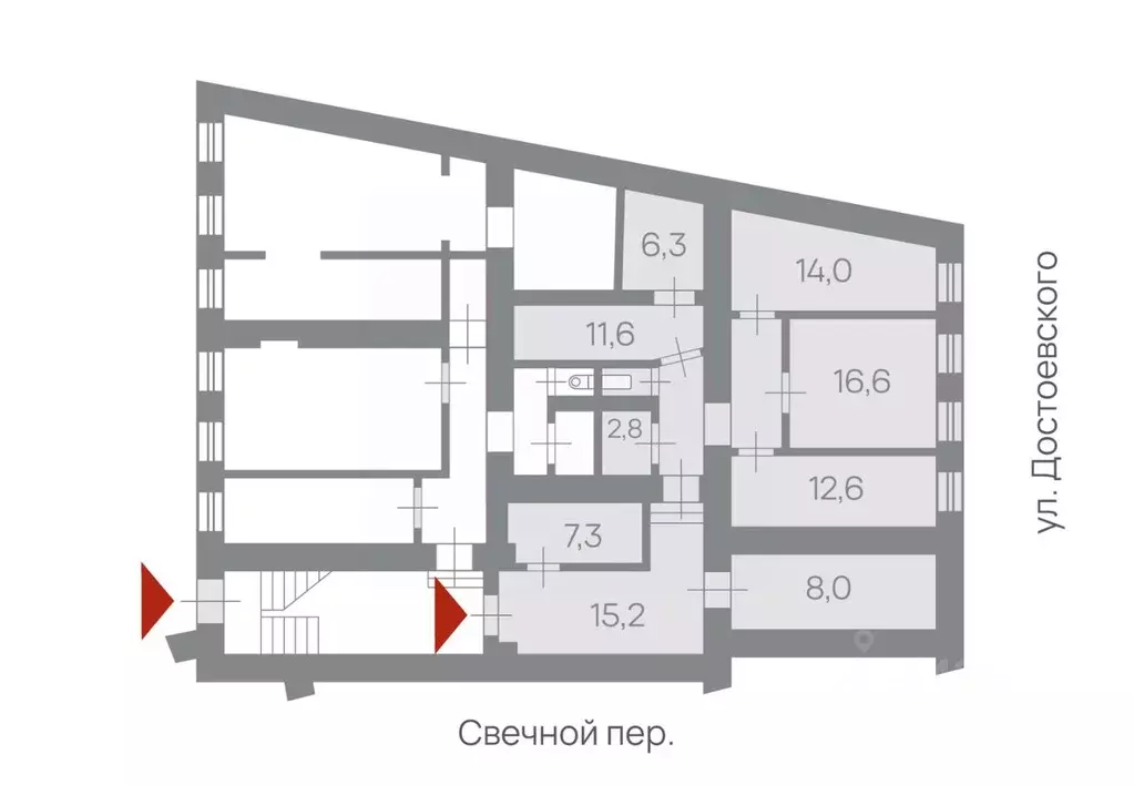 Офис в Санкт-Петербург ул. Достоевского, 24/9 (106 м) - Фото 1
