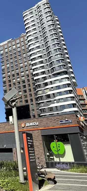 Студия Москва ул. Крузенштерна, 9 (27.0 м) - Фото 1