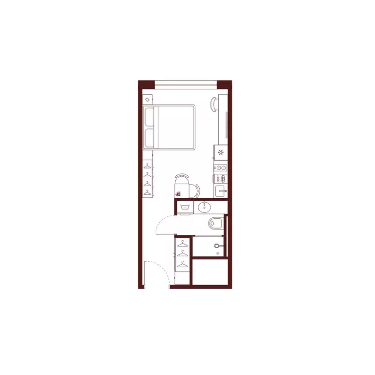квартира-студия, 24.21 м - Фото 0