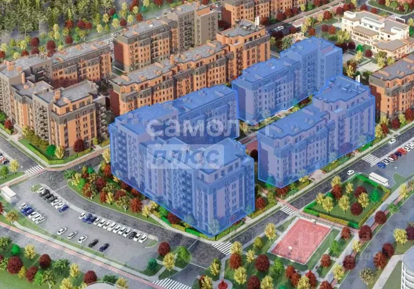 2-к кв. Липецкая область, Липецк ул. Железнякова (64.3 м) - Фото 1