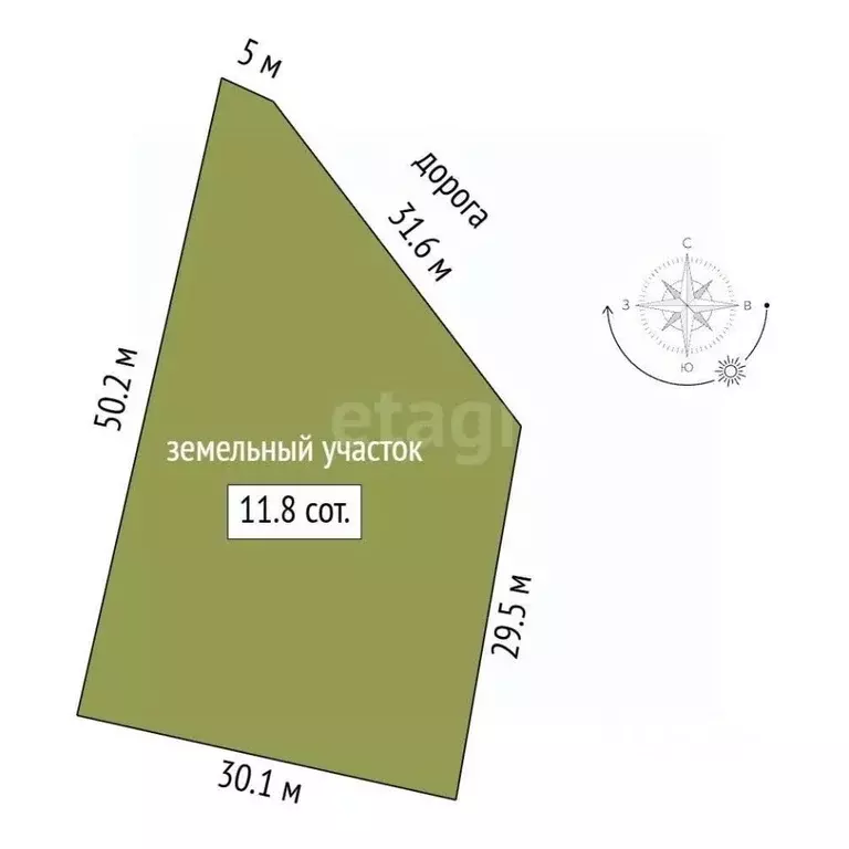 Участок в Мордовия, Кочкуровский район, с. Булгаково  (12.0 сот.) - Фото 1