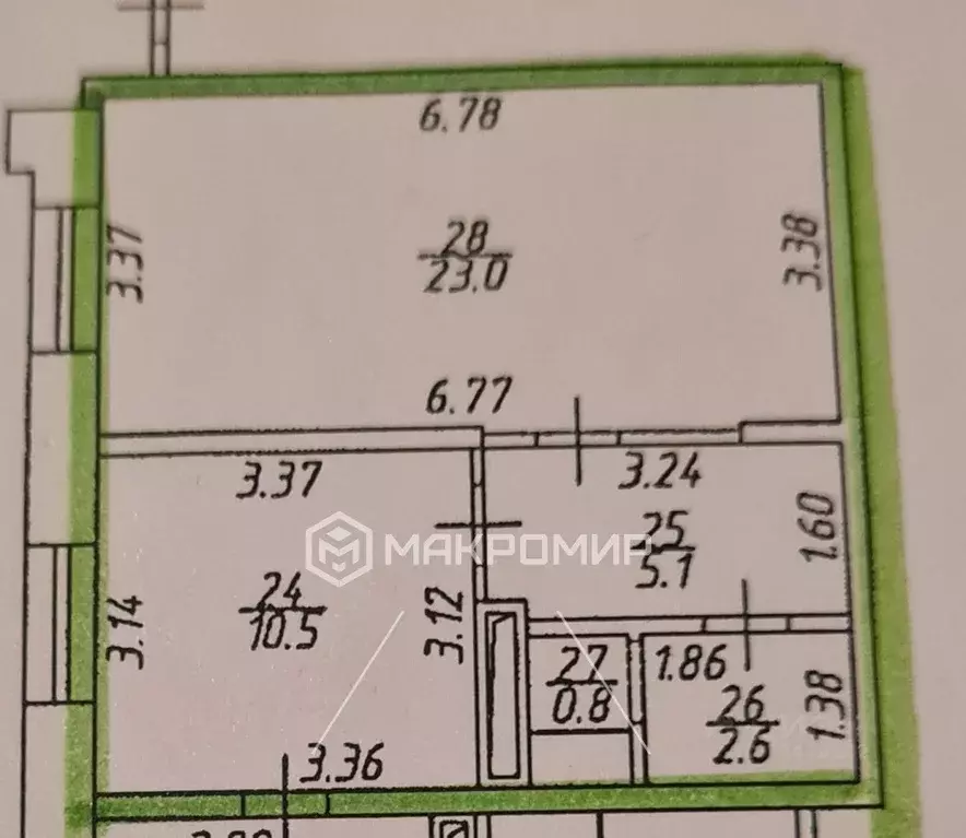 Офис в Санкт-Петербург Краснопутиловская ул., 76к2 (42 м) - Фото 2