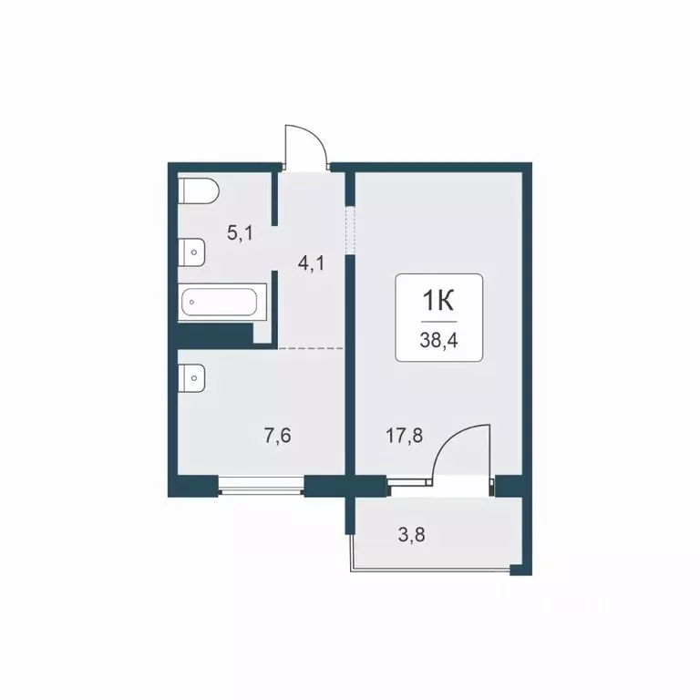 1-к кв. Новосибирская область, Новосибирск ул. Сибиряков-Гвардейцев, ... - Фото 1