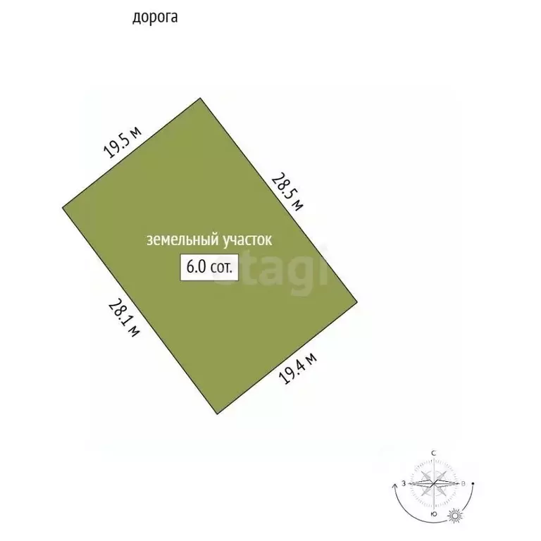 Участок в Ростовская область, Аксайский район, Старочеркасская ст-ца ... - Фото 1