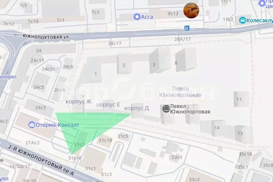 1-к кв. Москва Южнопортовая ул., 26к2 (35.0 м) - Фото 2