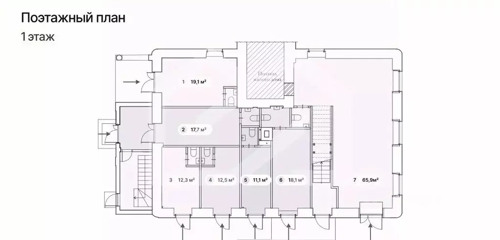 Помещение свободного назначения в Москва Бауманская ул., 33/2С3 (18 м) - Фото 2