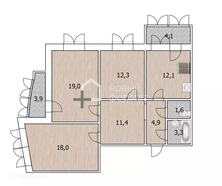 Продаётся 3-к квартира, 81.7 м - Фото 0