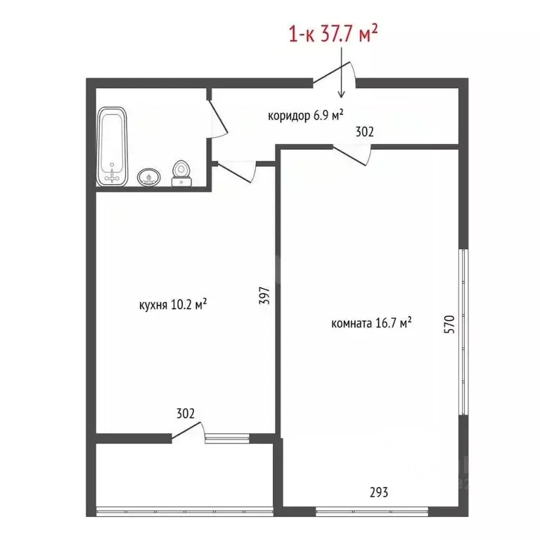 1-к кв. Свердловская область, Екатеринбург ул. Вильгельма де Геннина, ... - Фото 2