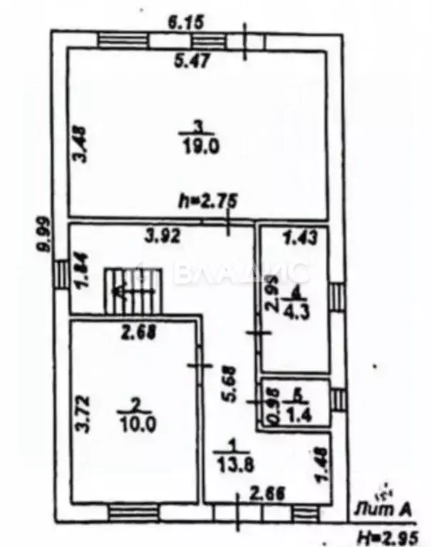 Дом в Воронежская область, с. Новая Усмань ул. Набережная, 28А (97 м) - Фото 2