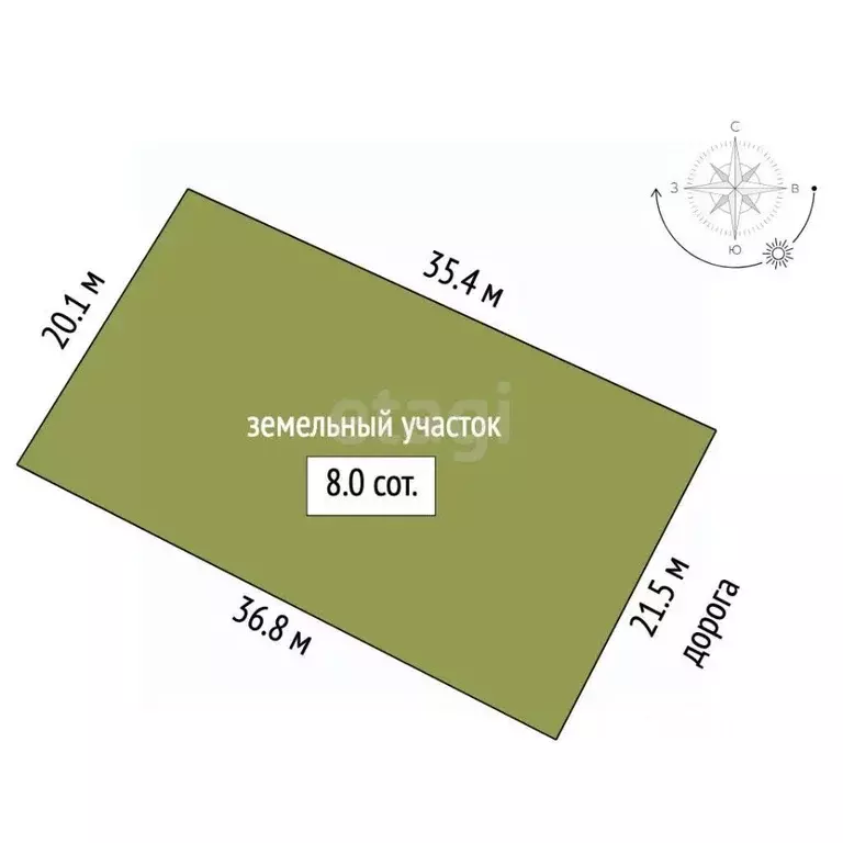 Участок в Костромская область, Шарья Рабочая ул., 12 (8.0 сот.) - Фото 2