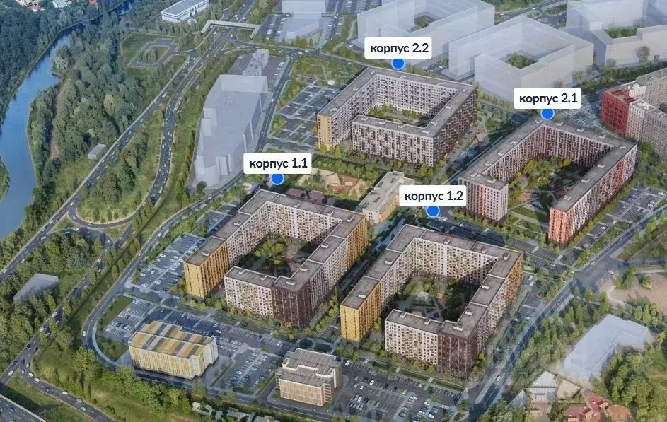 1-к кв. Московская область, Химки городской округ, д. Юрлово уч1 (32.3 ... - Фото 1