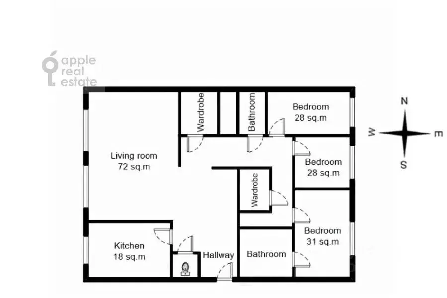 4-к кв. Москва Давыдковская ул., 3 (225.0 м) - Фото 2