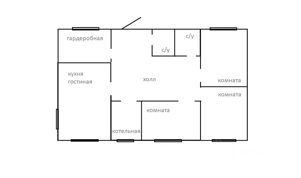 Дом в Крым, Сакский район, с. Уютное, Прибой СПК  (121 м) - Фото 2