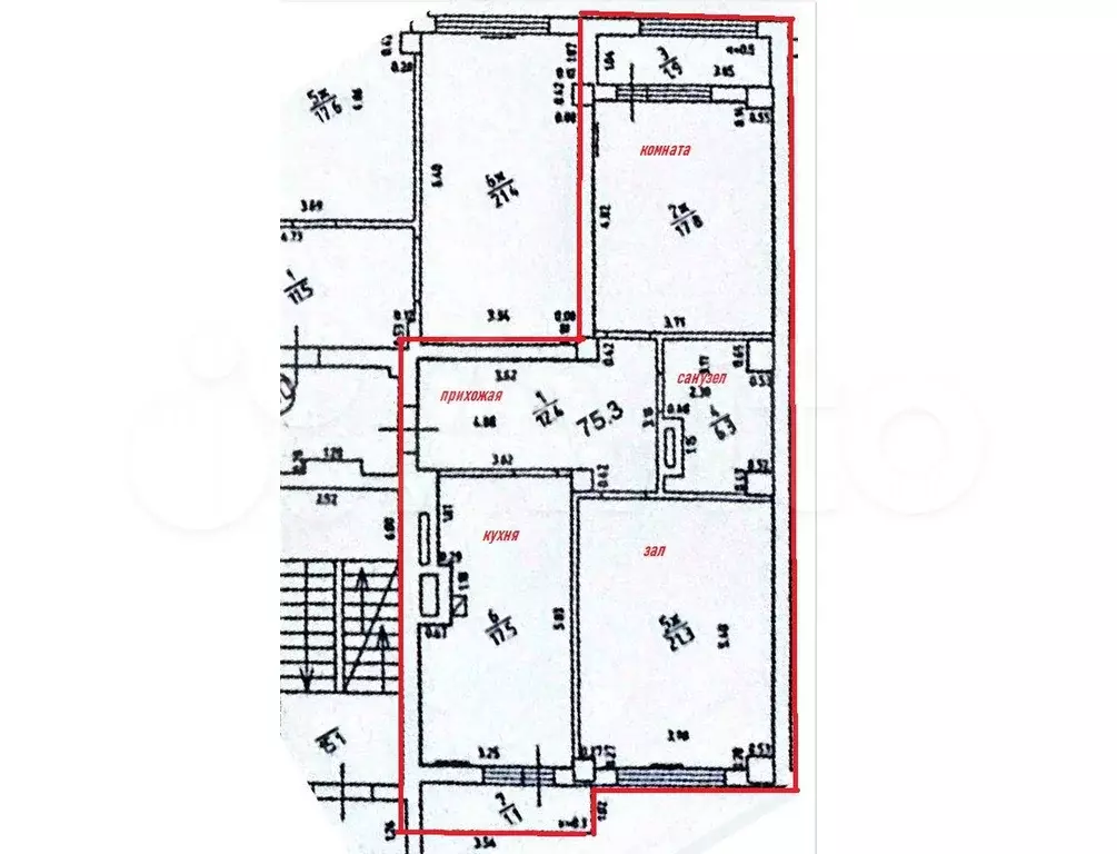 2-к. квартира, 80 м, 12/15 эт. - Фото 0