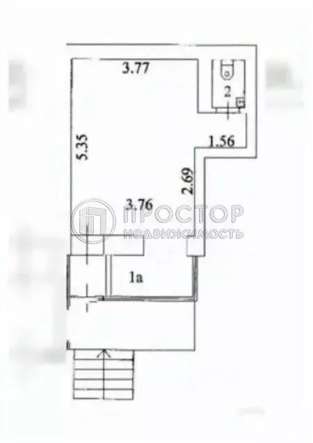 Торговая площадь в Москва ул. Нижняя Масловка, 5К1 (28 м) - Фото 2