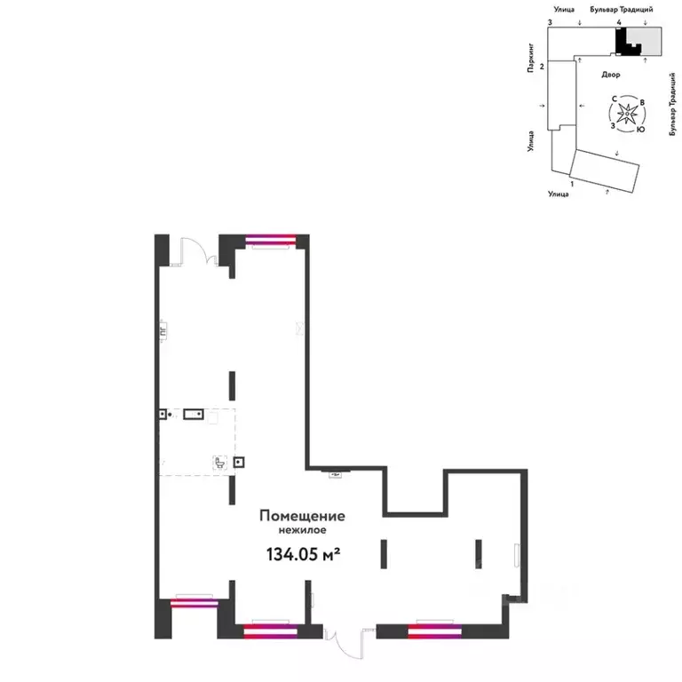 Торговая площадь в Тюменская область, Тюмень ул. Андрея Кореневского, ... - Фото 1