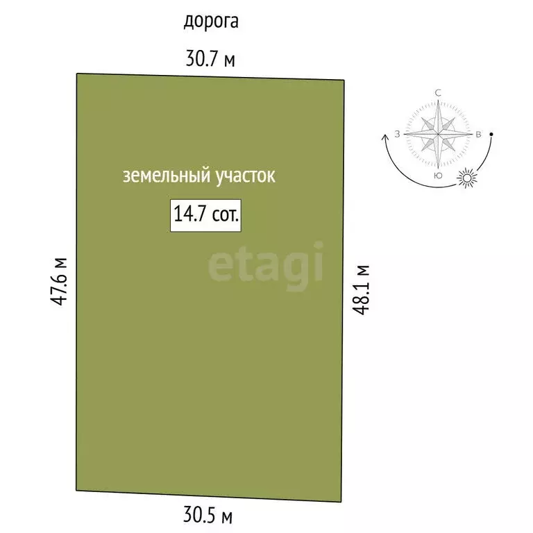 Участок в Тюмень, Р-404, 21-й километр (14.65 м) - Фото 1