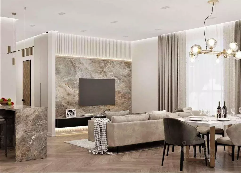 3-к кв. Москва Мантулинская ул., 9к3 (104.0 м) - Фото 1