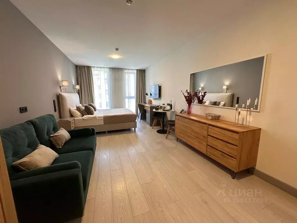 Студия Санкт-Петербург Херсонская ул., 43/12 (33.5 м) - Фото 1