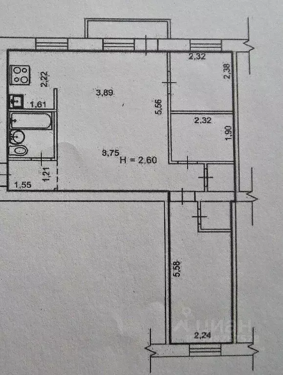 3-к кв. Волгоградская область, Волгоград Козловская ул., 7 (54.1 м) - Фото 1