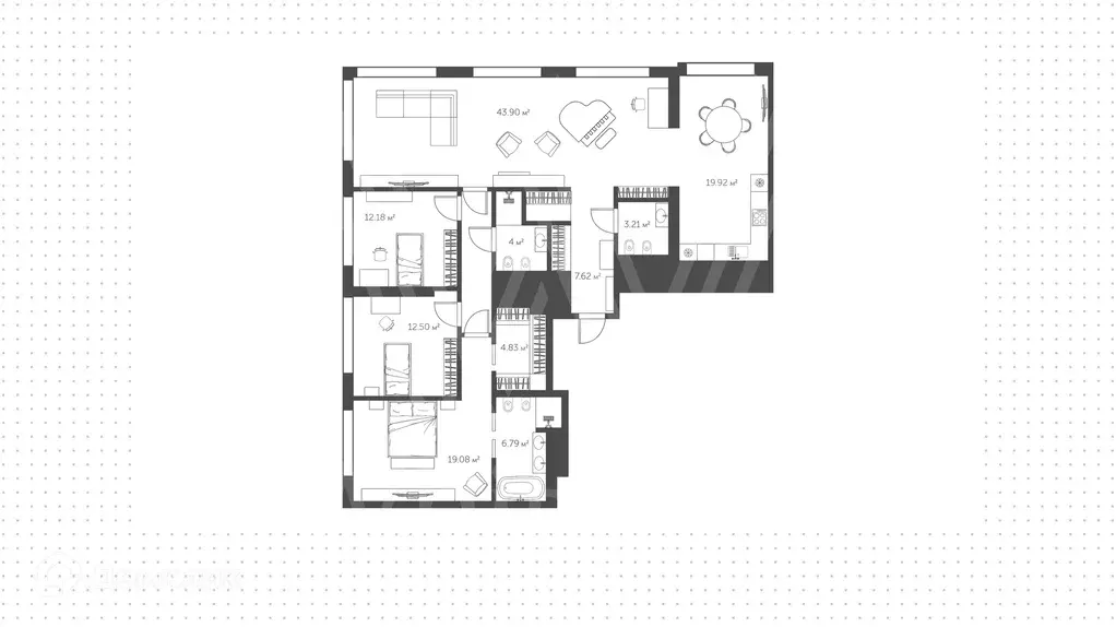 Продаётся 4-к квартира, 145 м - Фото 1