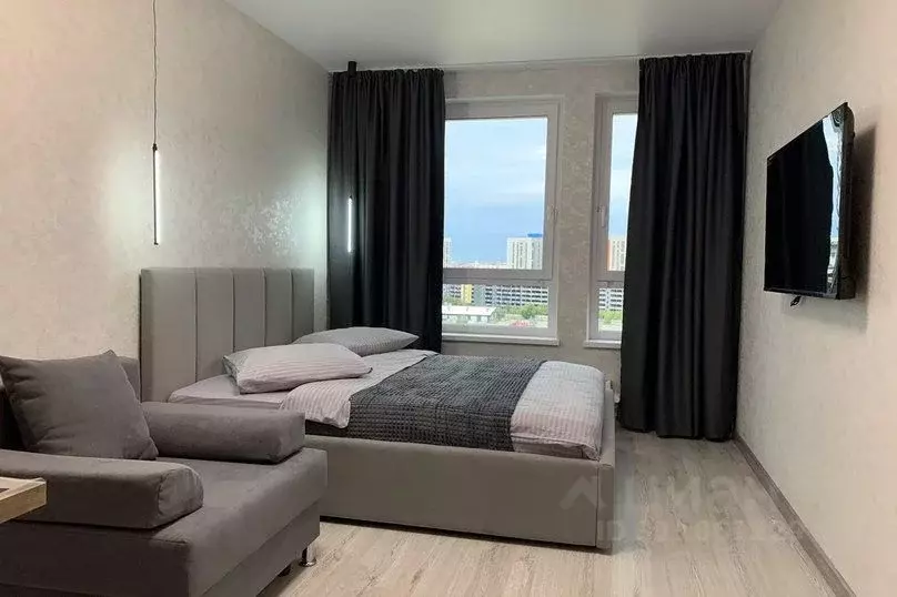 1-к кв. Тюменская область, Тюмень Полевая ул., 117к4 (30.0 м) - Фото 1