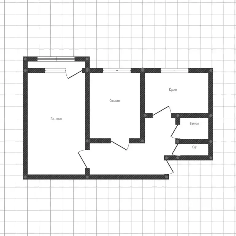 2-к кв. Саратовская область, Саратов ул. Мира, 32 (41.6 м) - Фото 1