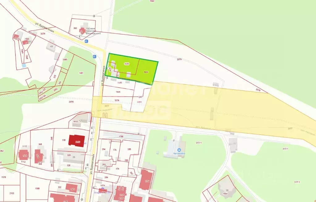 Участок в Вологодская область, Вологда ул. Бурмагиных (25.7 сот.) - Фото 1