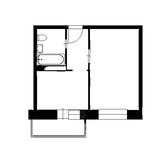 1-к кв. Воронежская область, Воронеж ул. Корольковой, 20 (32.0 м) - Фото 2