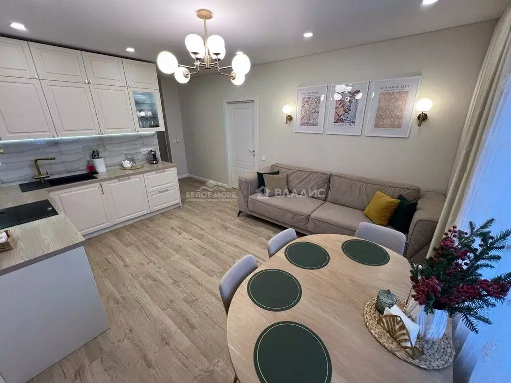 2-к кв. Архангельская область, Северодвинск ул. Ломоносова, 85к2 (67.0 ... - Фото 2