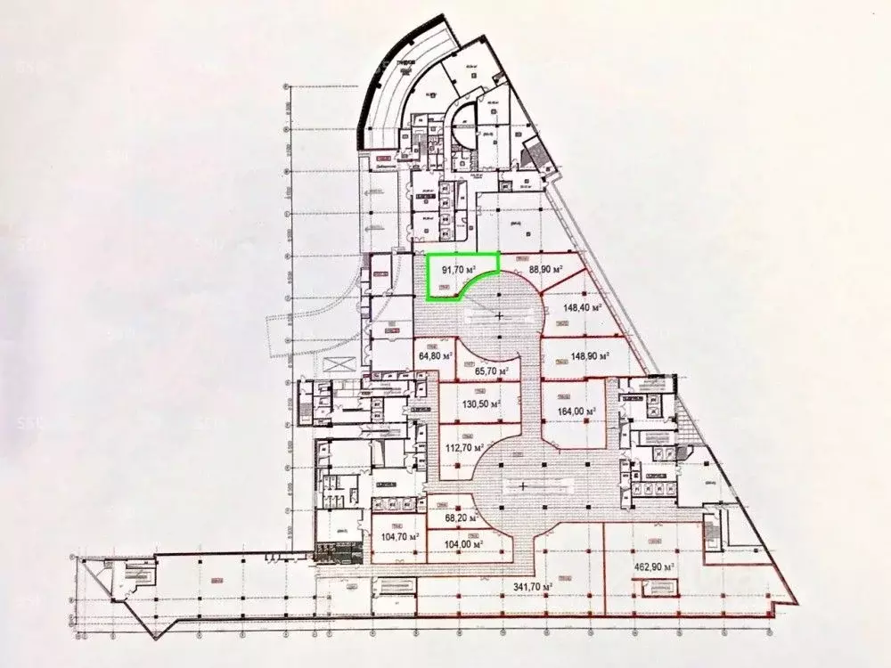 Торговая площадь в Москва Новинский бул., 8 (16 м) - Фото 2