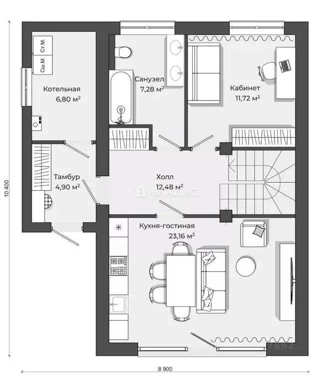 Дом в Калужская область, Калуга ул. Кемеровская (110 м) - Фото 2