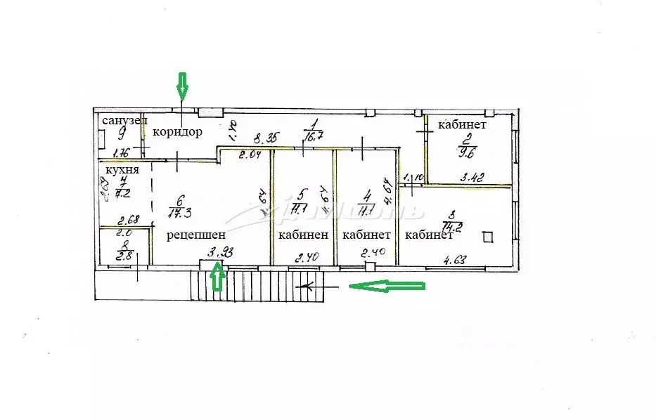 Офис в Крым, Симферополь ул. Училищная, 22 (91 м) - Фото 1